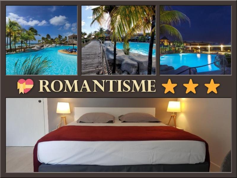 Romantique Et Bel Appartement En Bord De La Mer, Piscine Surveillee Et Belle Plage A 50M Сен-Франсуа Екстер'єр фото